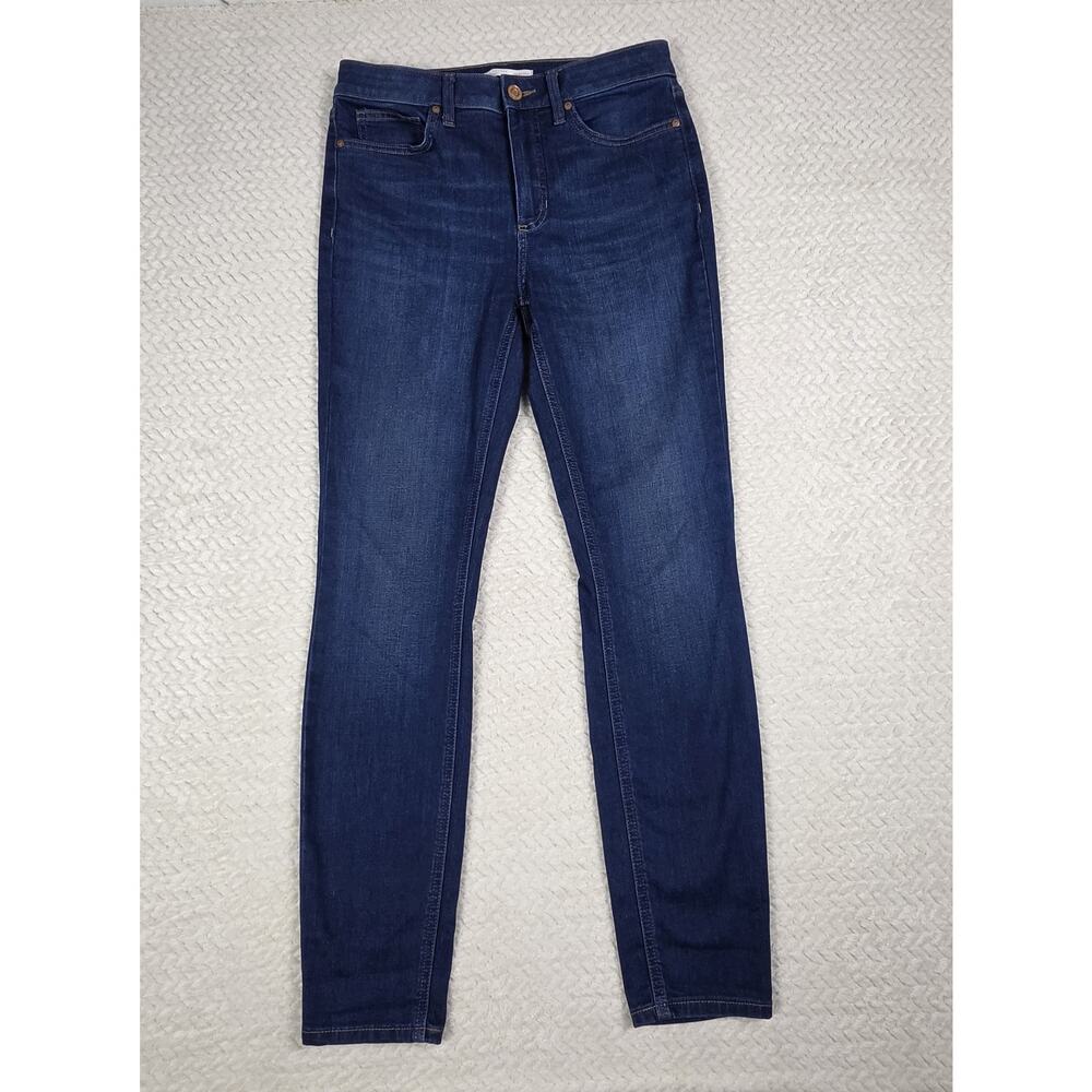 LC Lauren Conrad High Rise Skinny Jeans Women Size 8 Blue Stretch Denim Pants